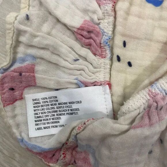 Cat and Jack Watermelon Ruffled Top - Picture 4 of 4